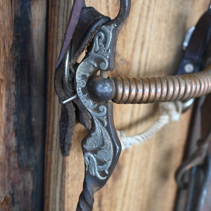 Kamphaus Copper Mullen Bridle Rig w/Split Ear Headstall
