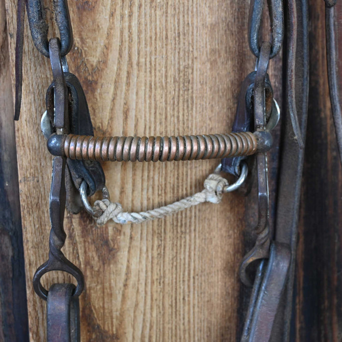 Kamphaus Copper Mullen Bridle Rig w/Split Ear Headstall