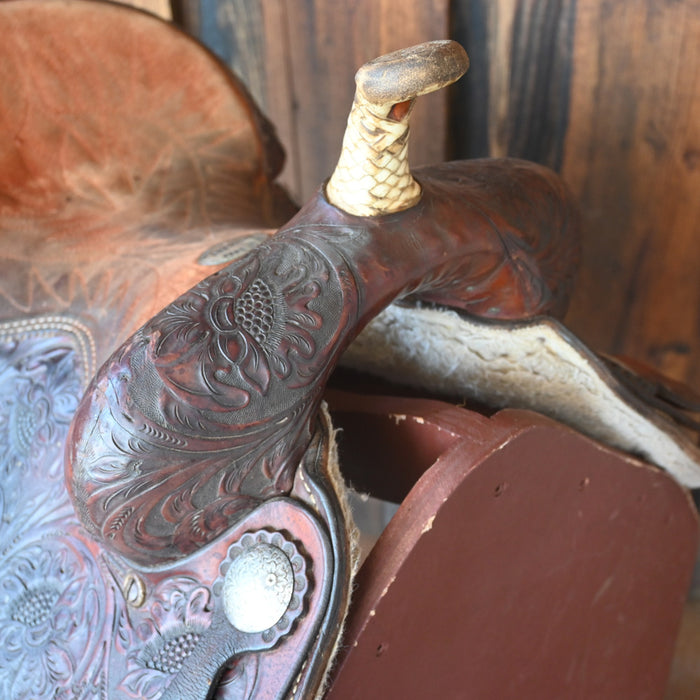 13.5" USED BILLY COOK BARREL SADDLE
