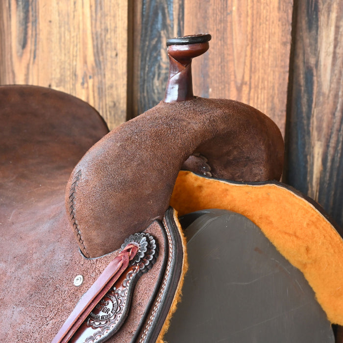 16" TESKEY'S PRO CUTTER RANCH CUTTER SADDLE