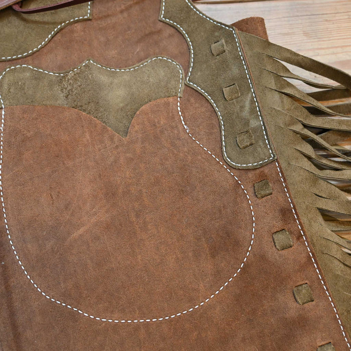 WLC Brown Stepthrough Chaps Tack - Chaps & Chinks WLC