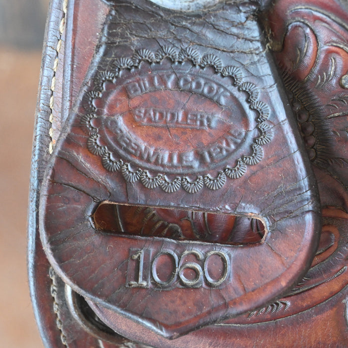 13.5" USED BILLY COOK BARREL SADDLE