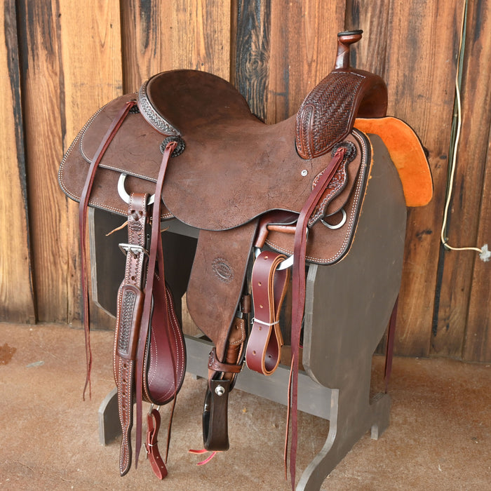 16" TESKEY'S PRO CUTTER RANCH CUTTER SADDLE
