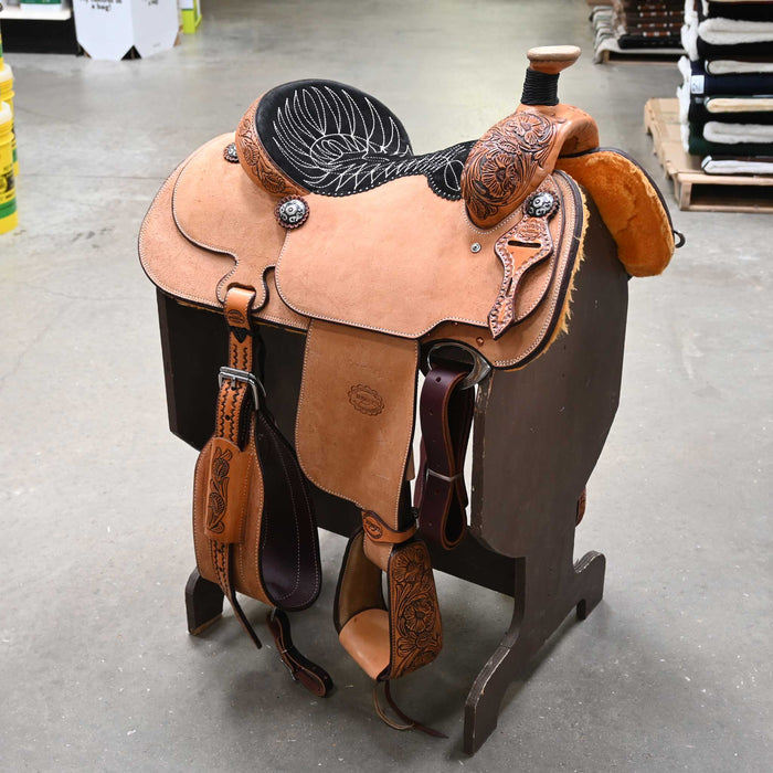 15" TESKEY'S TEAM ROPING SADDLE