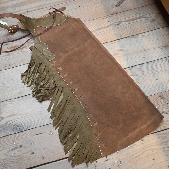 WLC Brown Stepthrough Chaps Tack - Chaps & Chinks WLC