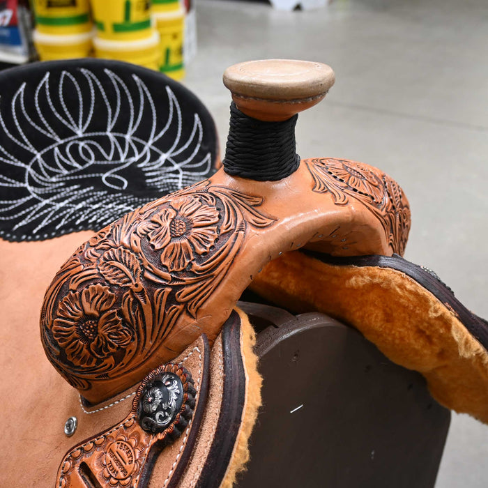 15" TESKEY'S TEAM ROPING SADDLE
