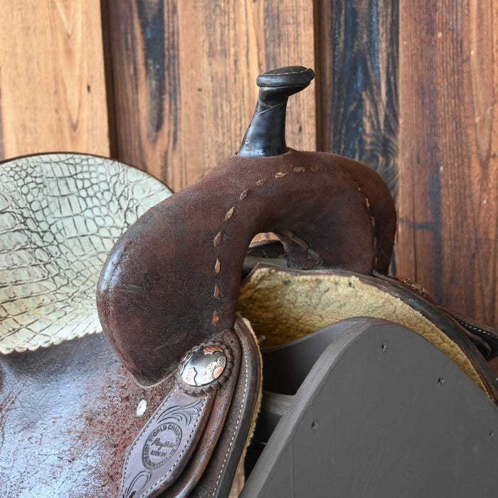 13" USED JEFF SMITH MARY WALKER BARREL SADDLE