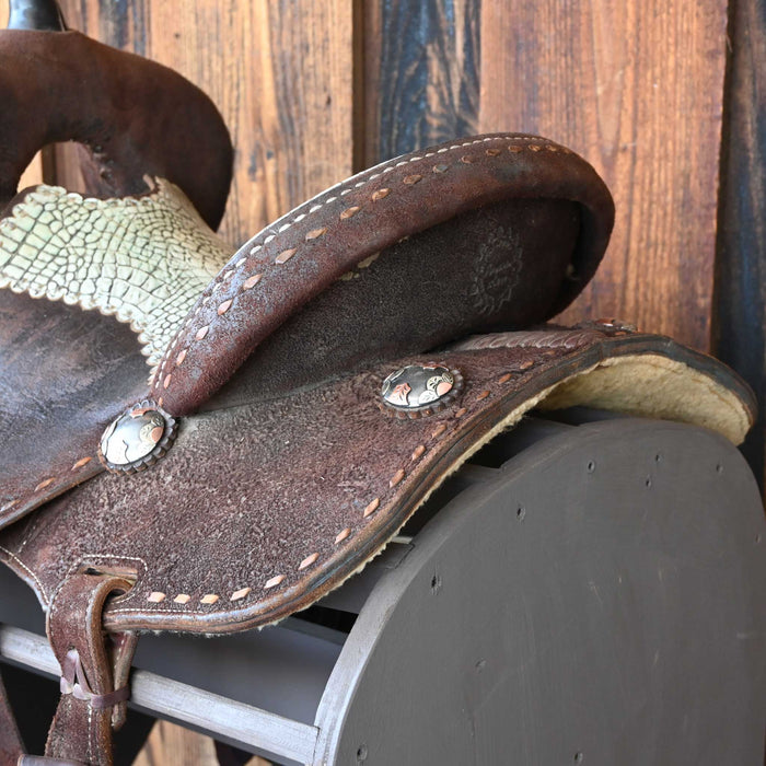 13" USED JEFF SMITH MARY WALKER BARREL SADDLE