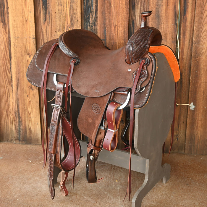 16" TESKEY'S PRO CUTTER RANCH CUTTER SADDLE
