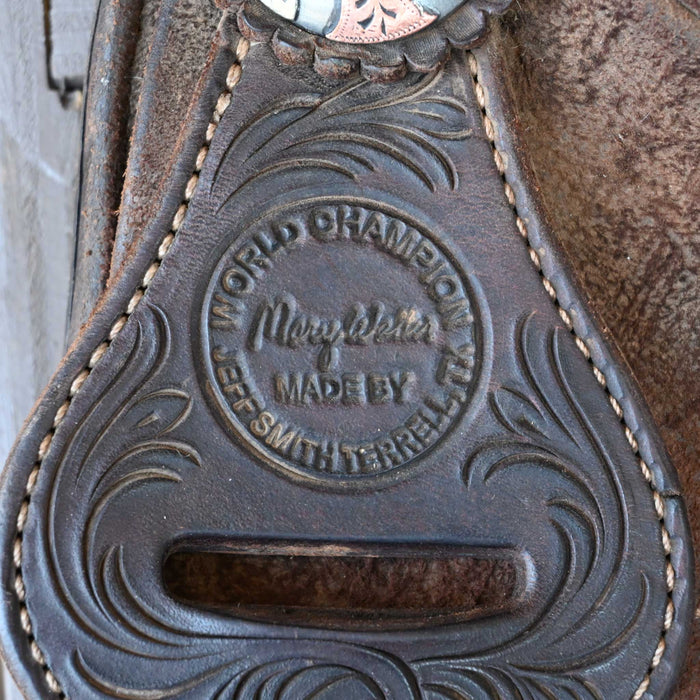 13" USED JEFF SMITH MARY WALKER BARREL SADDLE