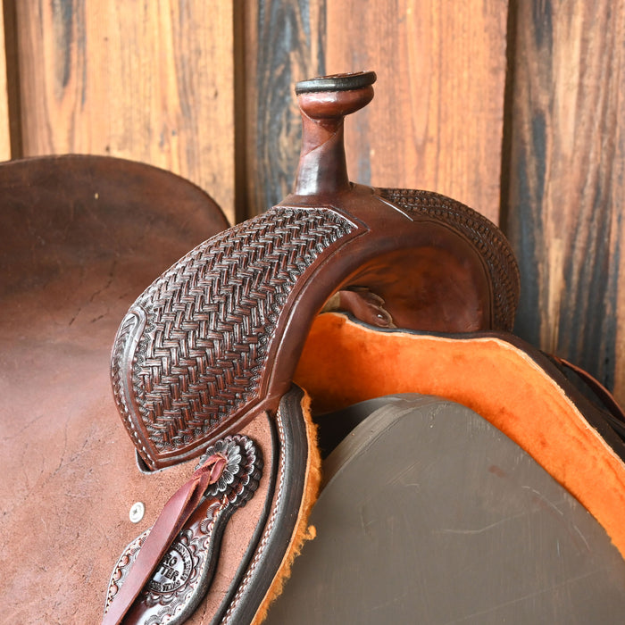 16" TESKEY'S PRO CUTTER RANCH CUTTER SADDLE