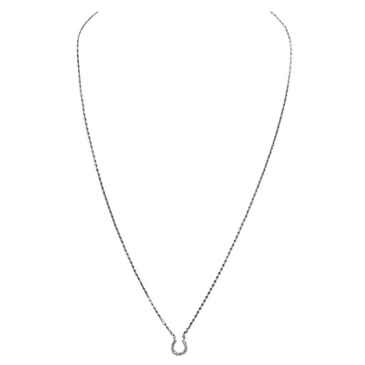 Mini Silver Horseshoe Necklace WOMEN - Accessories - Jewelry - Necklaces Betty Oh