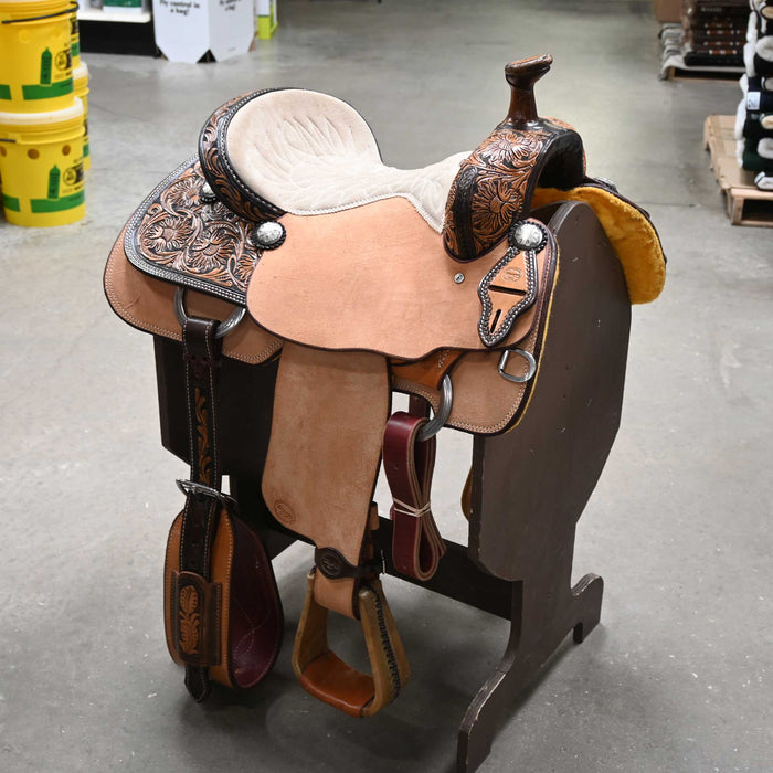 15.5" TESKEY'S TEAM ROPING SADDLE
