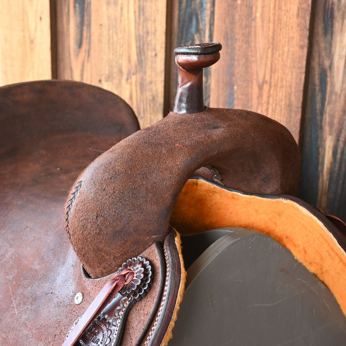 16" TESKEY'S PRO CUTTER RANCH CUTTER SADDLE