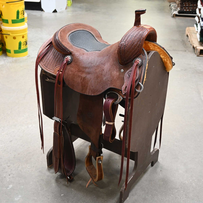 16.5" TESKEY'S PRO CUTTER RANCH CUTTER SADDLE