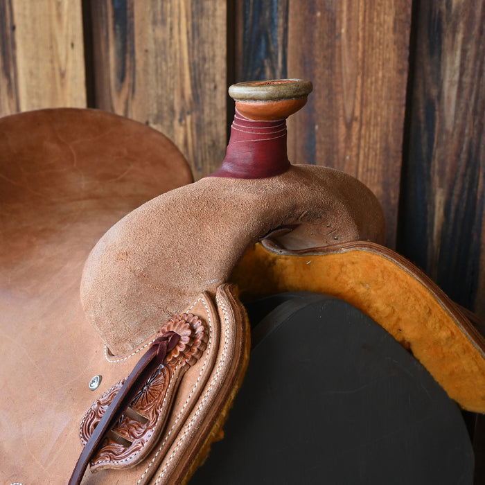 15.5" TESKEY'S TEAM ROPING SADDLE