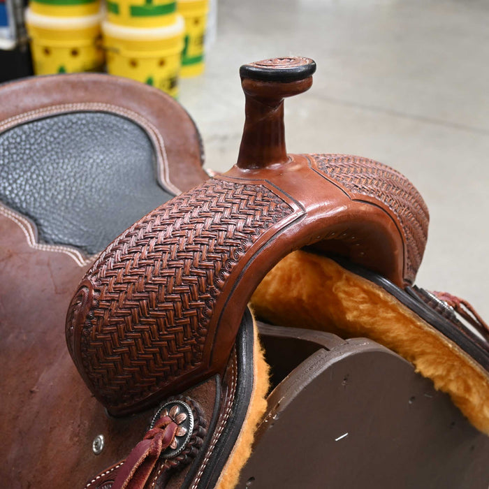 16.5" TESKEY'S PRO CUTTER RANCH CUTTER SADDLE