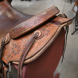 17" USED TRENT WARD RANCH SADDLE Saddles Trent Ward