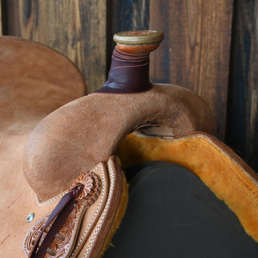 15.5" TESKEY'S TEAM ROPING SADDLE Saddles - New Teskey's Saddlery