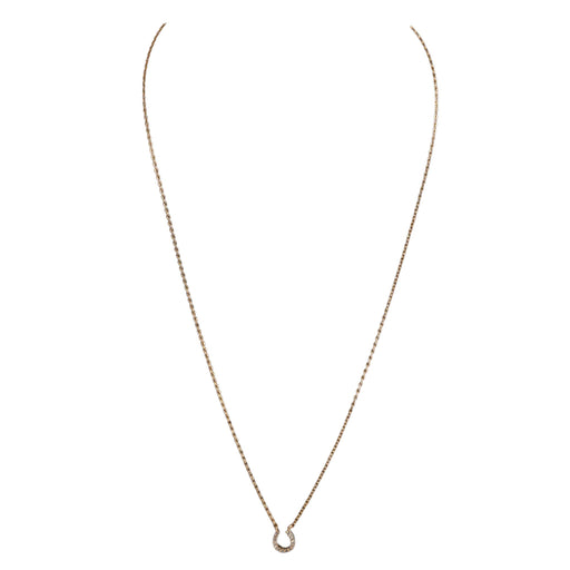 Mini Gold Horseshoe Necklace WOMEN - Accessories - Jewelry - Necklaces Betty Oh