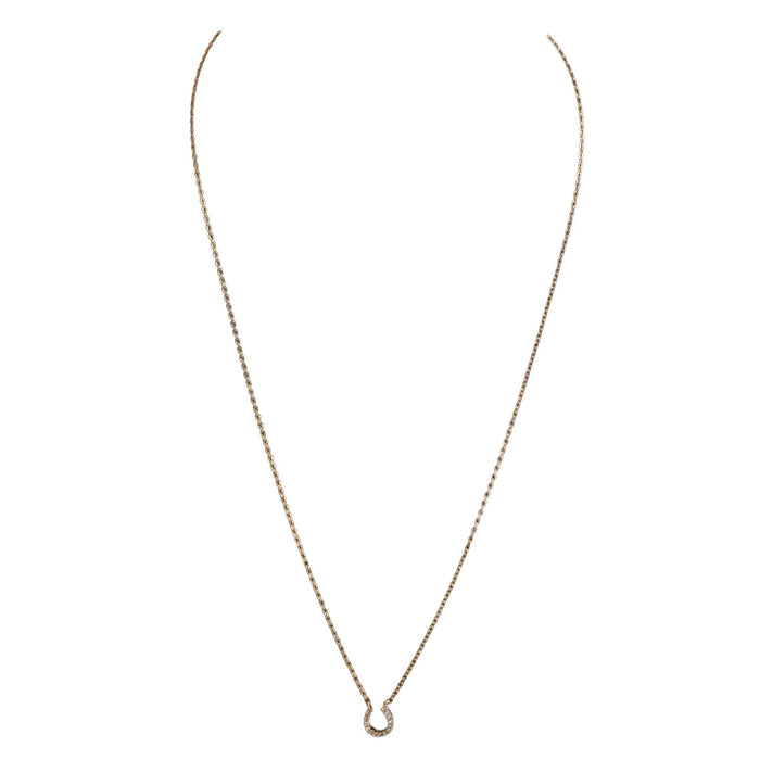 Mini Gold Horseshoe Necklace WOMEN - Accessories - Jewelry - Necklaces Betty Oh