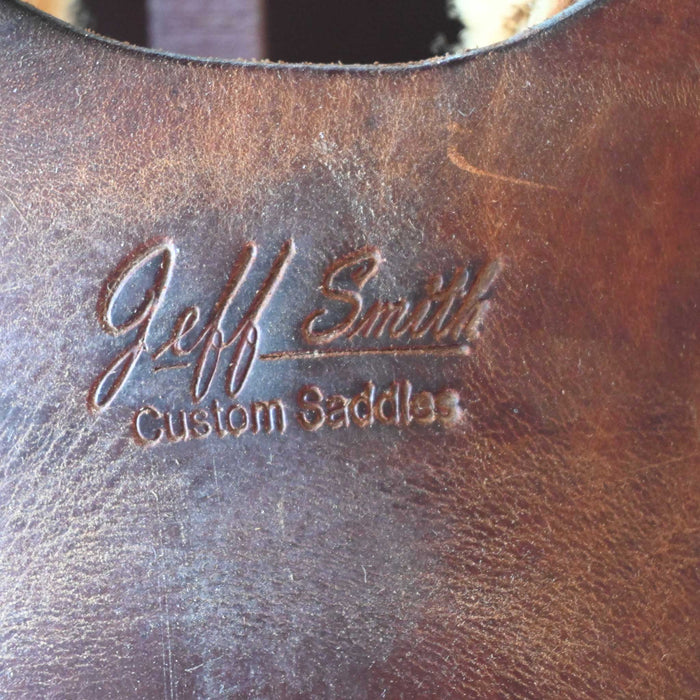16" USED JEFF SMITH BUSTER WELCH CUTTING SADDLE