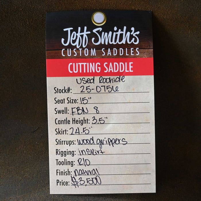 15" USED ROO HIDE CUTTING SADDLE