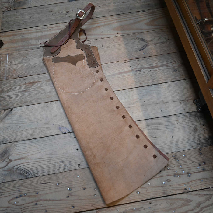 WLC Tan & Brown Stepthrough Chaps