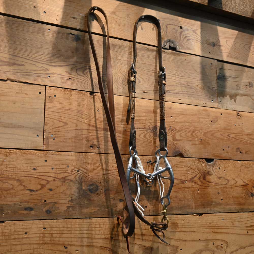 Bridle Rig with Smooth Shanked Snaffle Bit  SBR018 Sale Barn MISC   