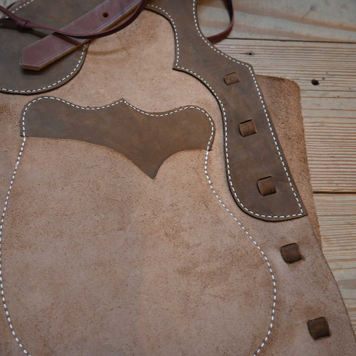 WLC Tan & Brown Stepthrough Chaps