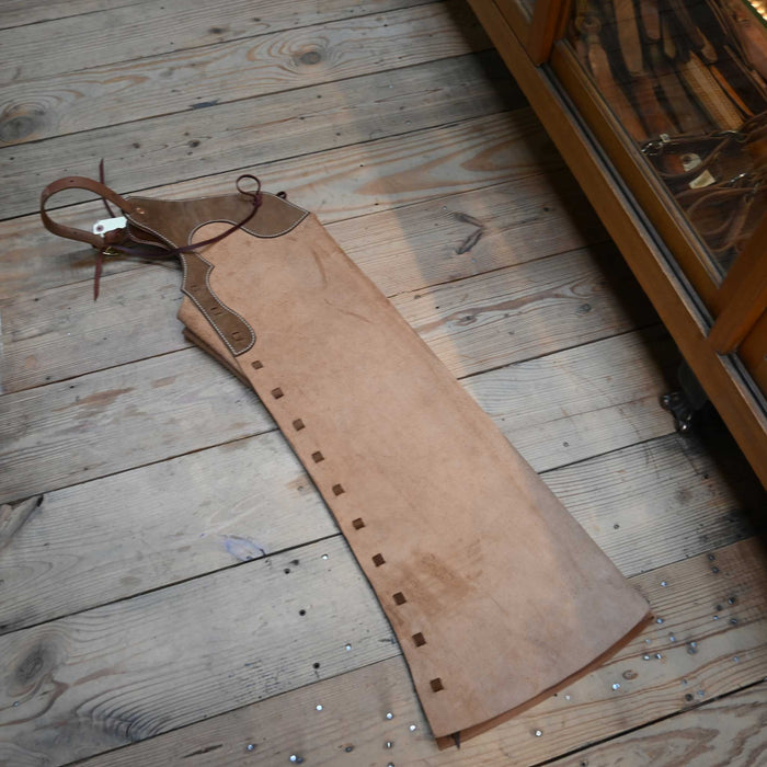 WLC Tan & Brown Stepthrough Chaps