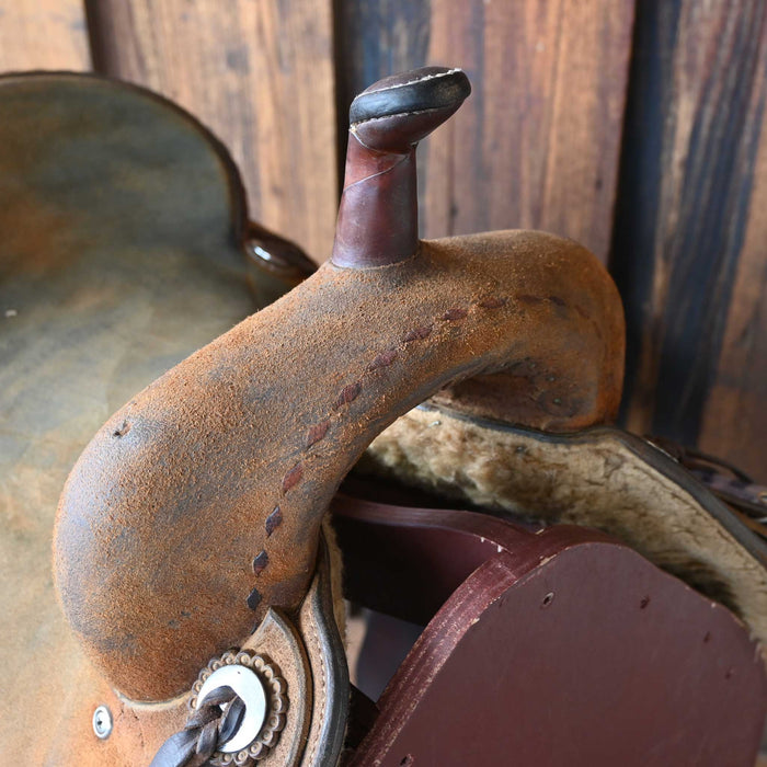 15" USED ROO HIDE CUTTING SADDLE