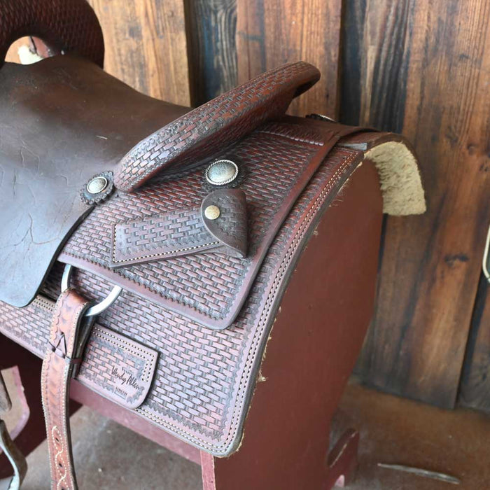 15.5" USED WENDY ALLEN CUTTING SADDLE
