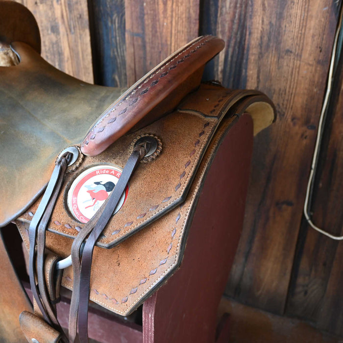 15" USED ROO HIDE CUTTING SADDLE