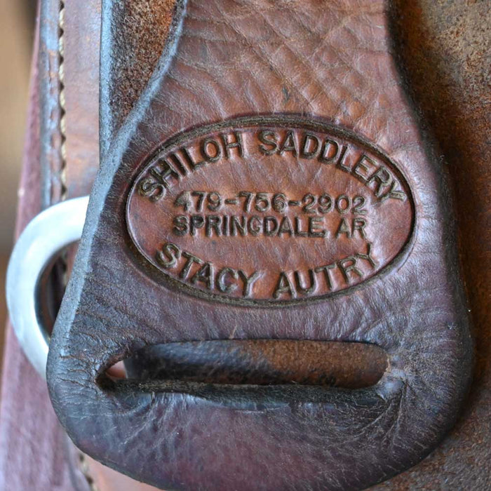14.5" USED SHILOH JORDAN PETERSON BARREL SADDLE Saddles - Used Shiloh Saddlery