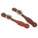 Teskey's Youth Teardrop Spur Strap w/Hex Buckle Tack - Spur Straps Teskey's