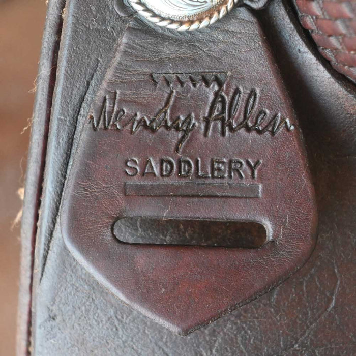 15.5" USED WENDY ALLEN CUTTING SADDLE