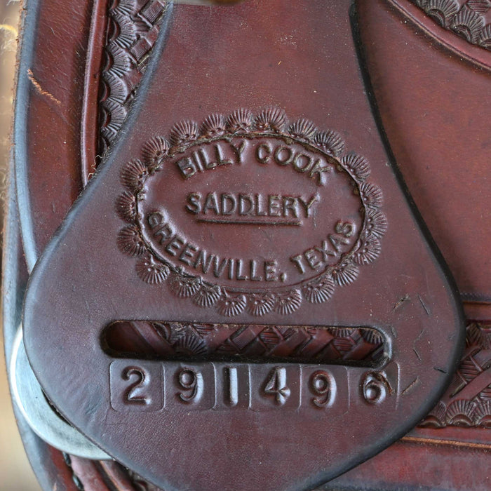 16.5" USED BILLY COOK TRAIL SADDLE