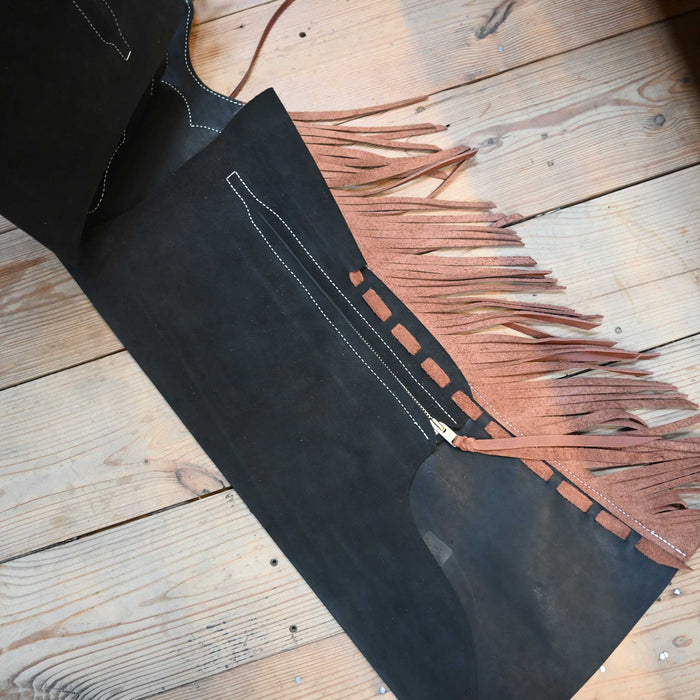 WLC Black & Tan Stepthrough Chaps