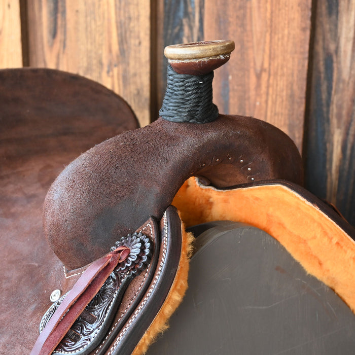 15.5" TESKEY'S TEAM ROPING SADDLE