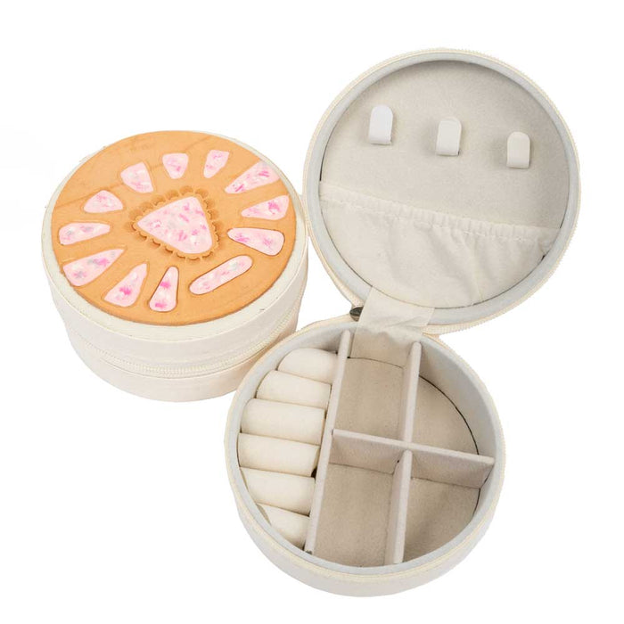 McIntire Saddlery Light Pink Squash Jewelry Case WOMEN - Accessories - Handbags - Clutches & Pouches McIntire Saddlery