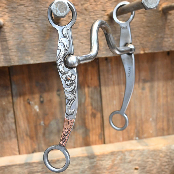 David Farkas Silver & Copper Mounted Solid Port Bit Tack - Bits David Farkas
