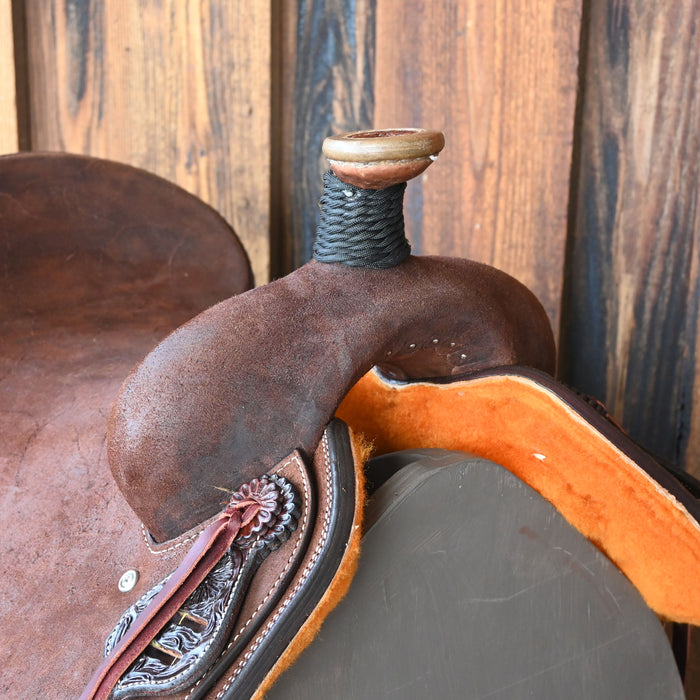15.5" TESKEY'S TEAM ROPING SADDLE