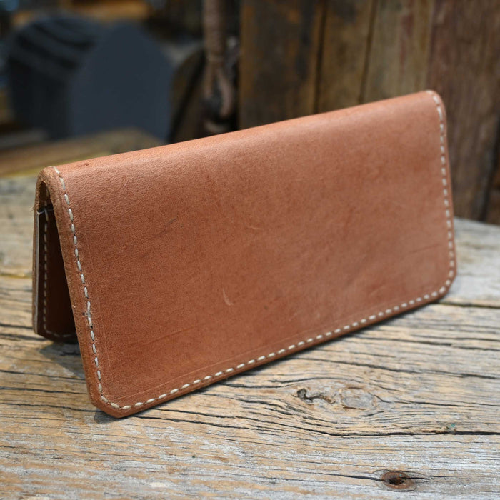Handmade Leather Checkbook Wallet by CRAIG LEWIS