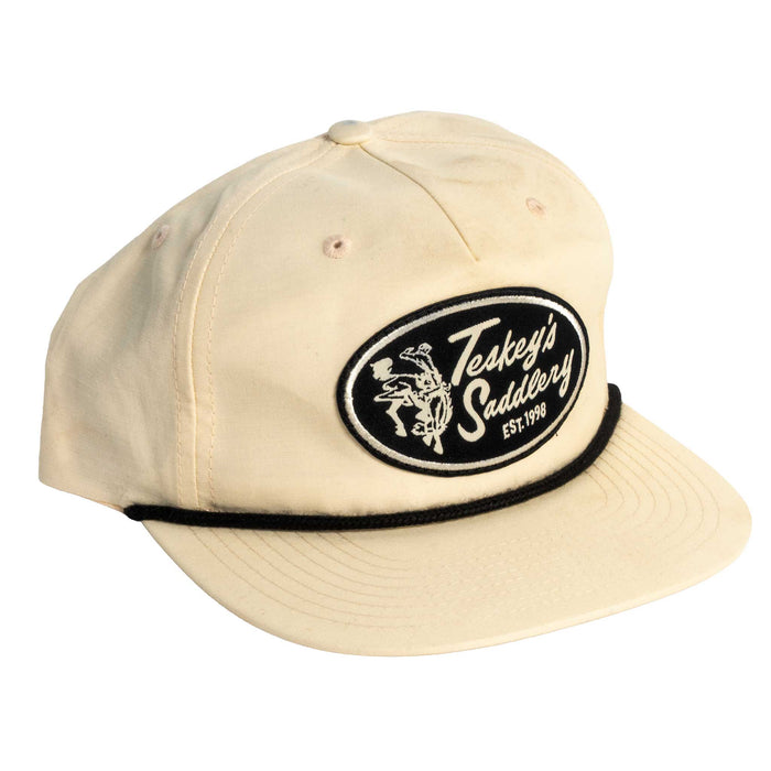 Teskey's Saddlery Retro Rope Cap - Birch/Black