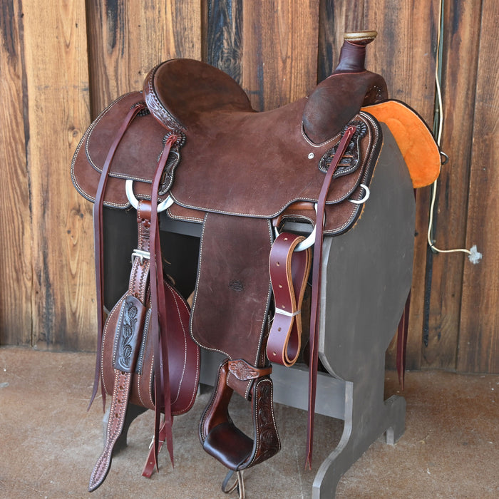 15.5" TESKEY'S TEAM ROPING SADDLE