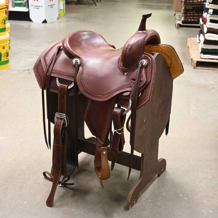 15" DEMO JEFF SMITH BEAU GALYEAN CUTTING SADDLE