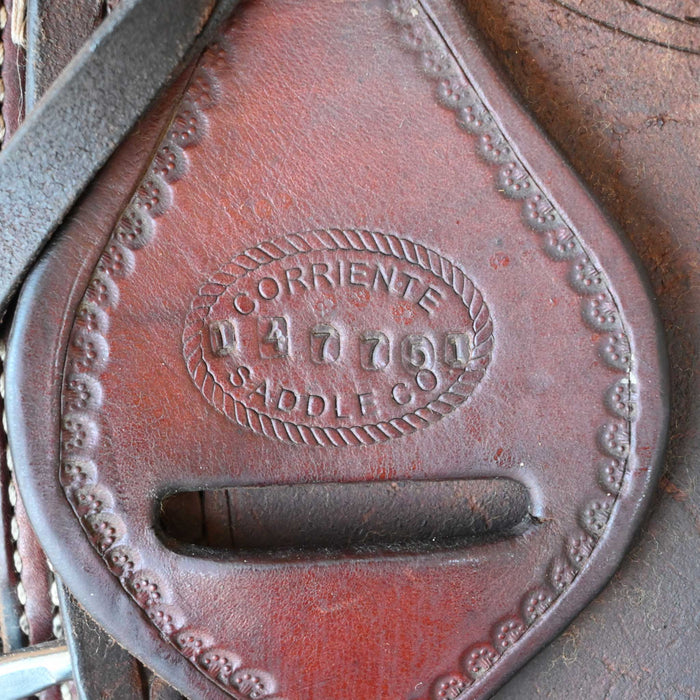 14.5" USED CORRIENTE RANCH SADDLE