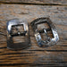 KAMPHAUS 5/8" Silver Mounted Square Headstall Buckles Tack - Conchos & Hardware Kamphaus