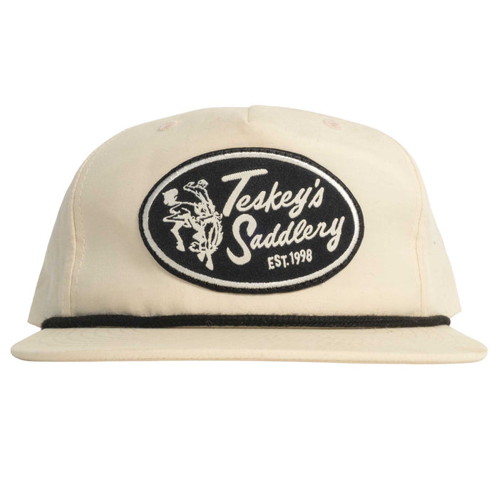 Teskey's Saddlery Retro Rope Cap - Birch/Black